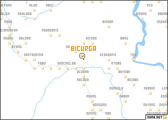 map of Bicurga