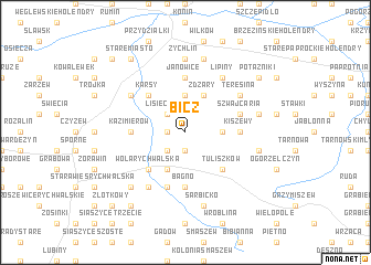 map of Bicz