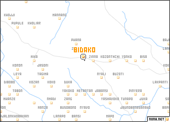 map of Bidako