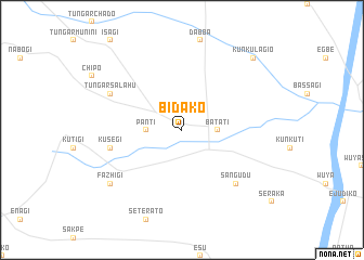 map of Bidako