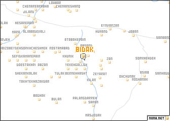 map of Bīdak