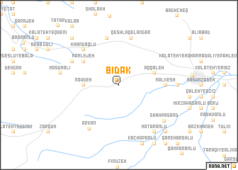 map of Bīdak