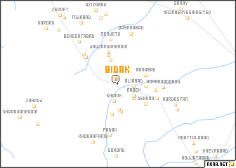map of Bīdak