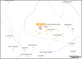 map of Bīdak