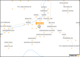 map of Bīdak