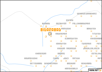 map of Bīdarābād