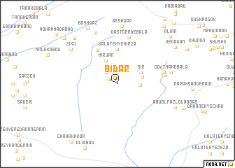 map of Bīdar