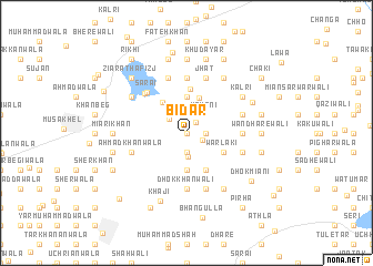 map of Bidar