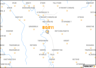 map of Bidayi