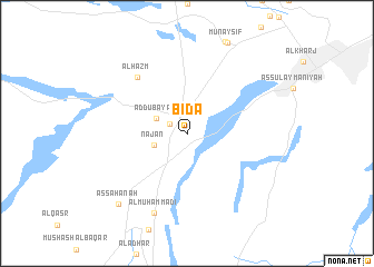 map of Bida