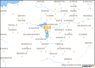 map of Bida