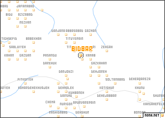 map of Bīdbar