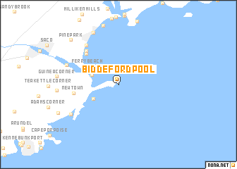 map of Biddeford Pool