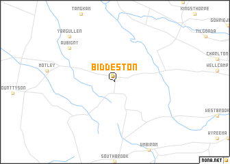 map of Biddeston