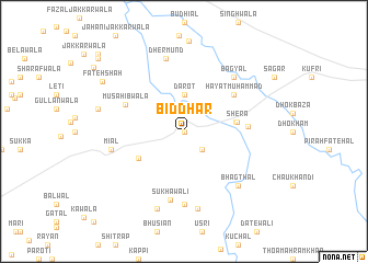 map of Biddhar