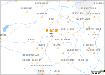 map of Biddīn