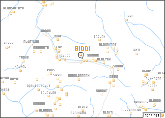 map of Biddī