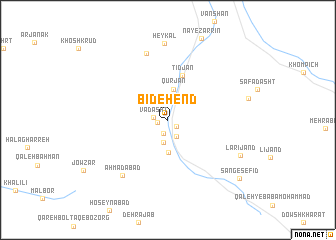 map of Bīd-e Hend