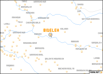 map of Bīdeleh