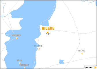 map of Bidene