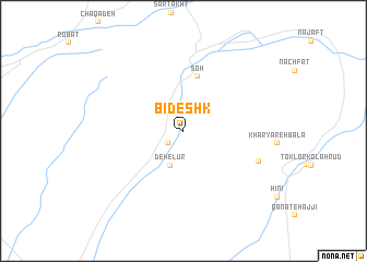 map of Bīdeshk