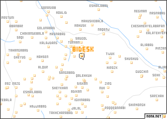 map of Bīdesk