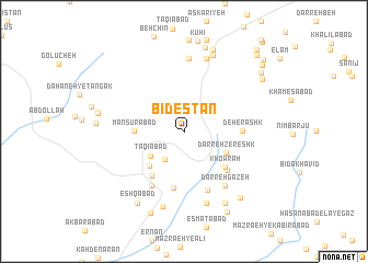 map of Bīdestān