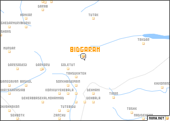 map of Bīdgarām