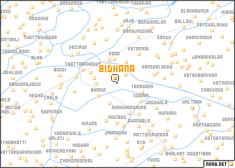 map of Bidhāna