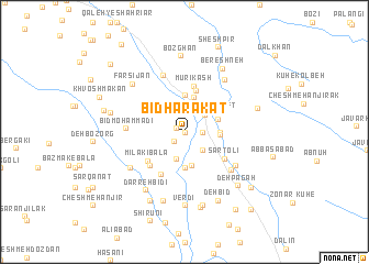 map of Bīd Ḩarakat