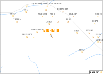 map of Bīd Hend