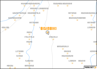 map of Bidiabiki