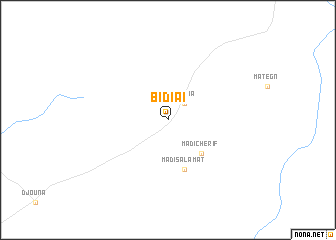 map of Bidia I