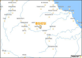 map of Bidiesi