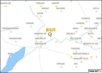 map of Bidin