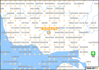 map of Bidirpur