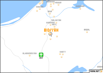 map of Bidīyah