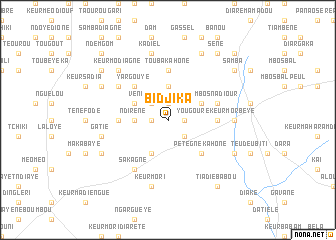 map of Bidjika