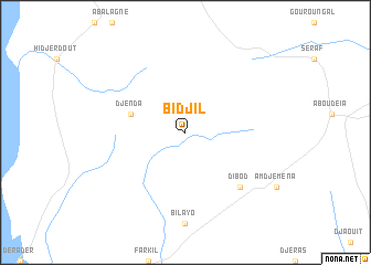 map of Bidjil