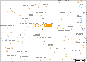 map of Bīd Kalmeh