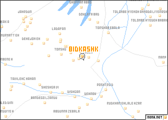 map of Bīd Kashk