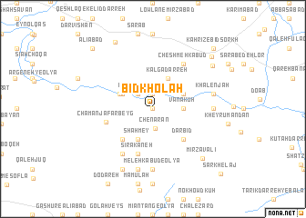 map of Bīdkholah