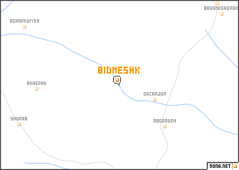 map of Bīd Meshk