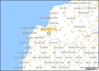 map of Bidnāyil