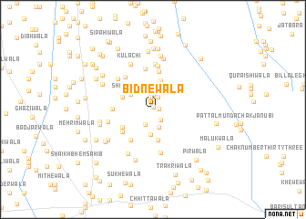 map of Bidnewāla