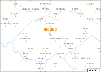 map of Bidogo