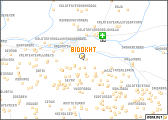 map of Bīdokht