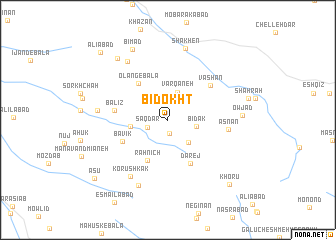 map of Bīdokht