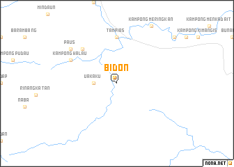 map of Bidon