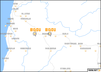 map of Bidou